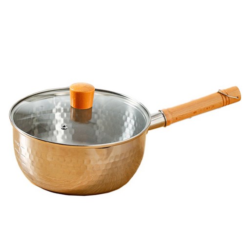 가와시마야 편수 냄비 스테인리스 스틸 뚜껑 포함 20cm GJ-214-002