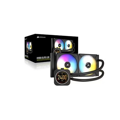 커세어 CORSAIR iCUE H100i ELITE LCD 수냉쿨러