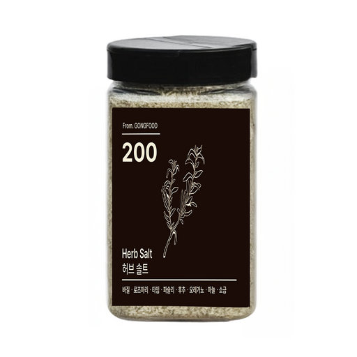 공푸드 허브솔트 국내산 소금 허브종류 6가지 200g