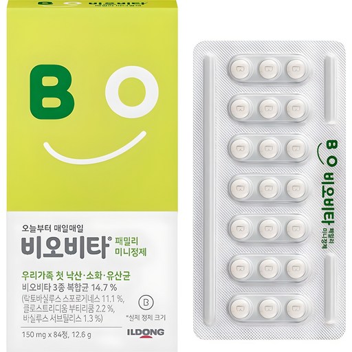 비오비타 패밀리 미니정제 유산균