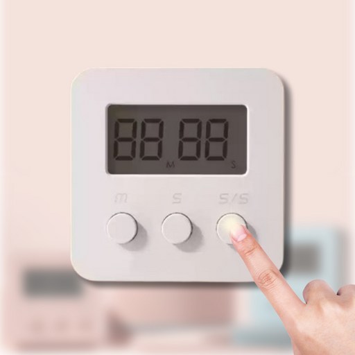 쿠시드 수험생 무소음 스톱워치 공부 쿠킹 타이머