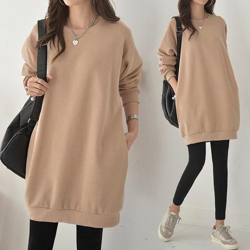 마이쏭 여성 윈터데일리롱맨투맨기모