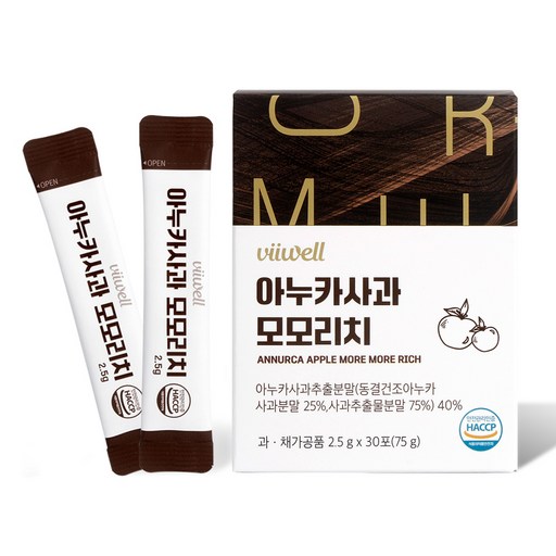 손쉬운 모발을 위한 에티켓 아누카사과 추출분말 스틱 유통기한 25년 8월까지