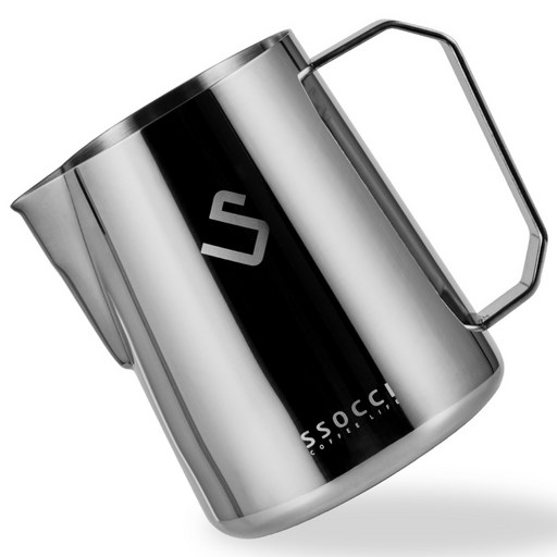 SSOCCI (쏘치) 프리미엄 600ml 스팀피쳐 밀크저그 라떼아트 스팀피처 (그로시)