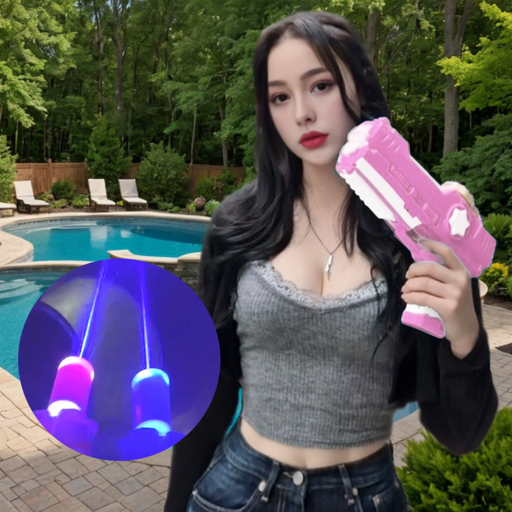전동 물총 권총 워터밤에서 LED 불빛 발사모션 자동 제이포 물총
