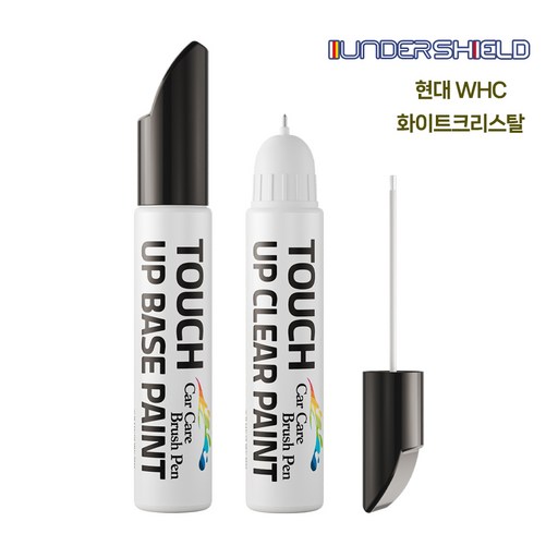 언더쉴드 현대 기아 자동차 붓펜+투명펜 세트 터치업 카페인트