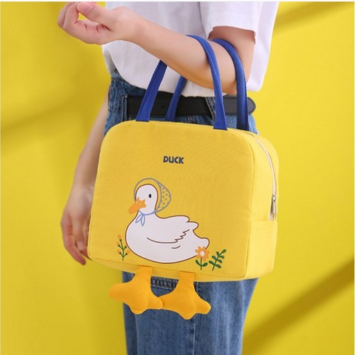 키즈덕 보냉가방 오리보냉가방 오리도시락가방
