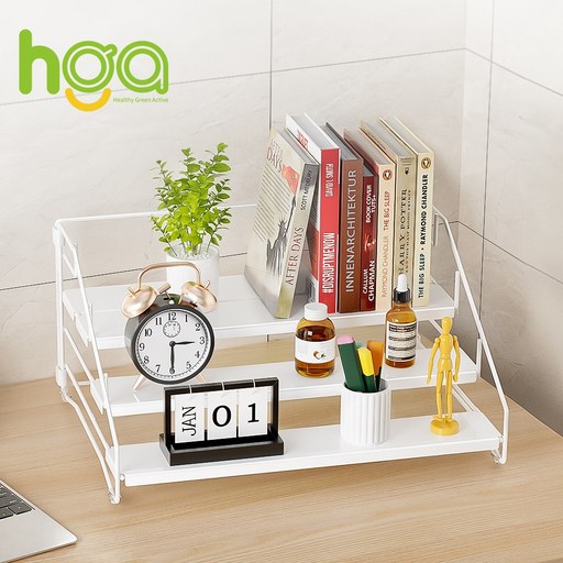 [HGA] DIY 조절 가능한 멀티 계단 선반 소형 주방 양념통/ 화장품 /책/수납 진열대