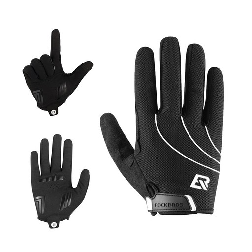 락브로스 S107 긴장갑 메쉬 블랙 충격완화 라이딩 장거리, 1개