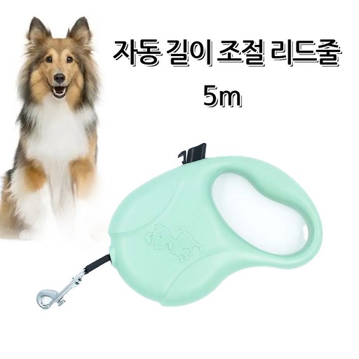 LOVFIR 고양이 강아지 자동줄 휴대용 자동 감기 리드줄 편안한 산책 필수템