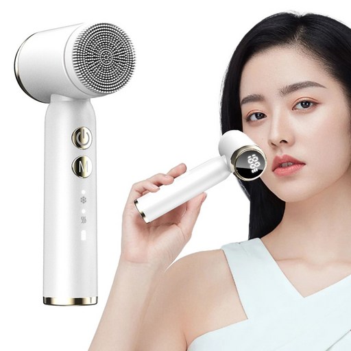 Routop 전동 클렌저 딥 클렌징 LED디스플레이/냉온찜질 IPX6급방수 헤드*6 충전식