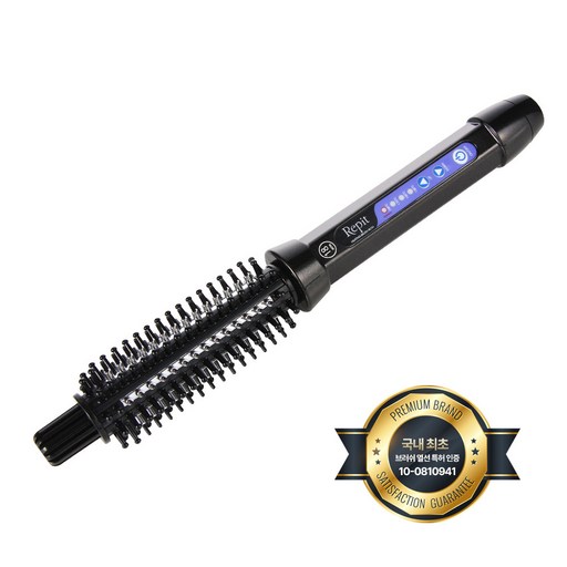 [공식판매 정품] 레삐 브러쉬 아이롱 처진 모발 UP 레삐 브러쉬 아이롱 미용실 볼륨고데기 뿌리볼륨, 브러쉬아이롱, 22mm