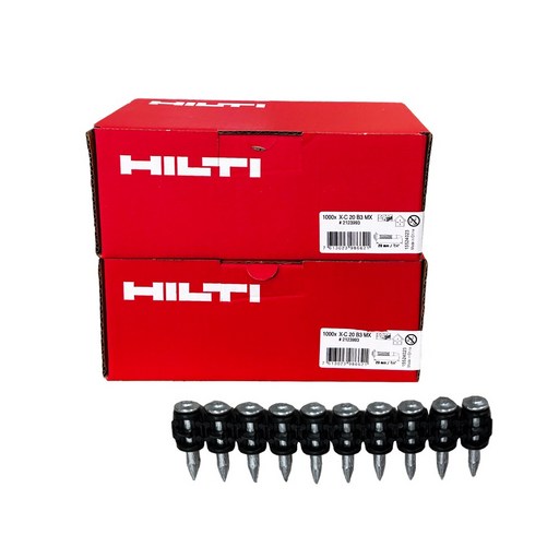 [2개묶음] HILTI 힐티 BX3 전용 노가스핀 X-S X-C B3 MX 20MM(1000발)