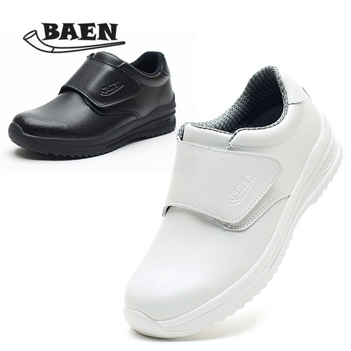 [브랜슈] BN-703 발이편한 밸크로 소가죽 골프화 캐디화 파크골프화 수제화 필드화 스크린 전용