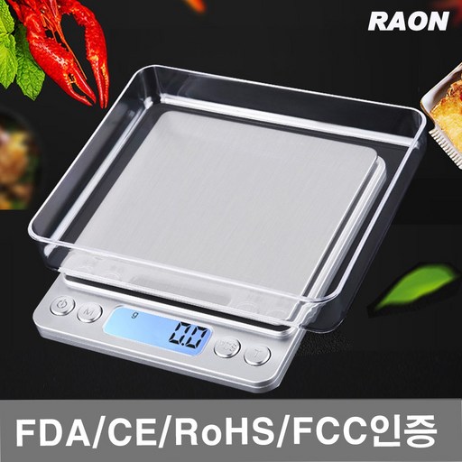 라온 가정용 주방 전자저울 1kg