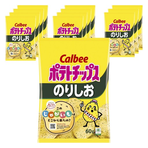 가루비 포테이토칩 소금김맛 60g 12봉