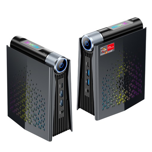 ACEMAGIC 미니 PC 게이밍 고성능/ AMD 라이젠7 5700U / CPU 8코어/16스레드 최대 4.4GHz / 라데온 그래픽 / WiFi6+블투5.2 초소형 게이밍 컴퓨터