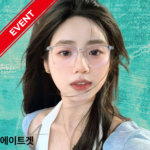 에이트겟 투톤 블루라이트 차단안경 뿔테 가벼운 패션 데일리 남여공용