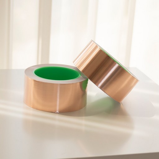 동테이프 동 구리 카퍼 테잎 폭50mm 길이20m copper tape 도전테잎 전도성테잎 전방위 전도성 고급형