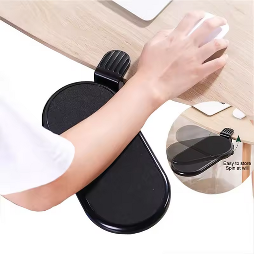Jincomso 회전 컴퓨터 팔걸이 지원 인체 공학적 손 어깨 보호 마우스 패드 조절 가능한 사무실 용 PC 손목 받침대 확장 책상