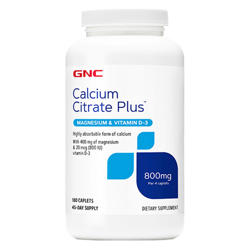 GNC 칼슘 시트레이트 플러스 800mg 캡플렛