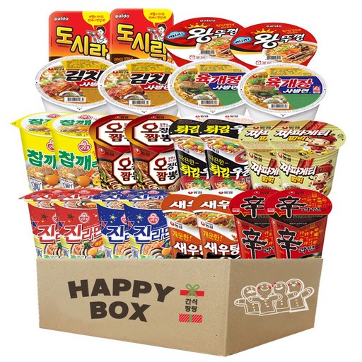 으쓱몰 소컵라면세트 12종 신라면2+육개장사발면2+새우탕2+오징어짬뽕2+짜장범벅2+김치사발면2+튀김우동2+진라면매운맛2+진라면순한맛2+참깨라면2+도시락2+왕뚜껑2