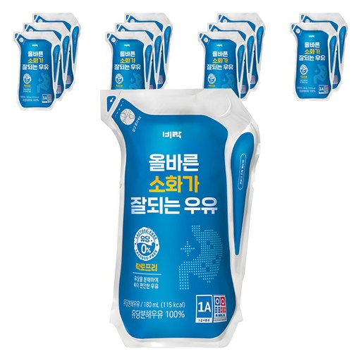 비락 올바른 소화가 잘되는 락토프리 우유