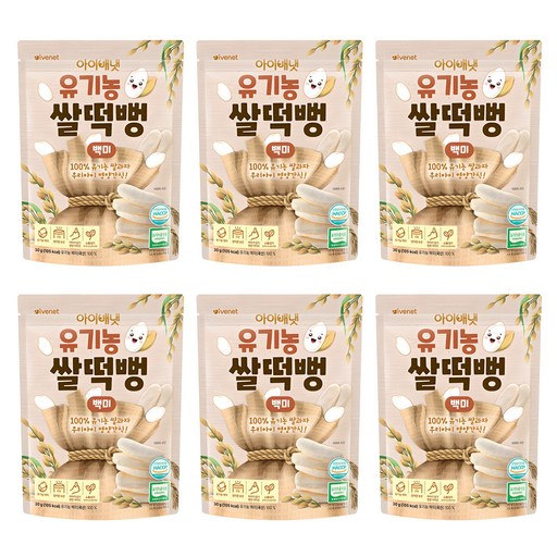 아이배냇 유기농 쌀떡뻥 30g