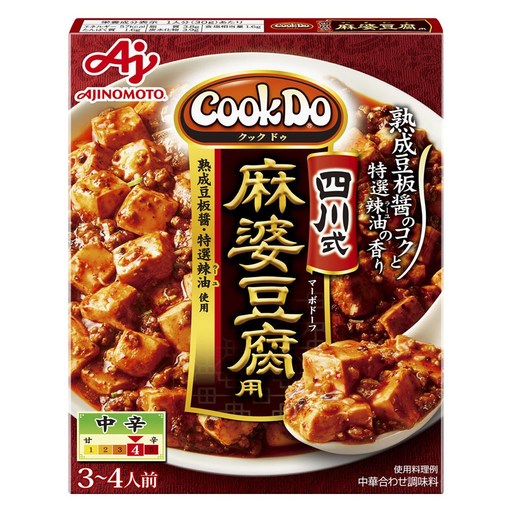 아지노모토 쿡두 사천식 마파두부용 소스 중간 매운맛 3-4인분