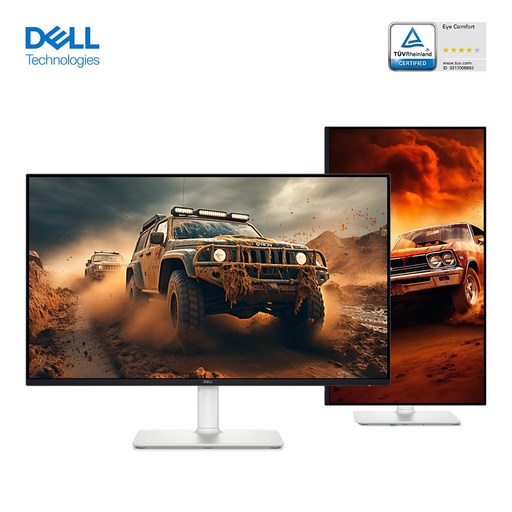 DELL 27인치 IPS패널 QHD 피벗 높낮이 스피커내장 모니터