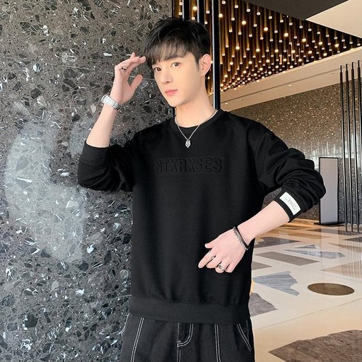 투니스 남성 라운드넥 캐주얼 베이직 맨투맨