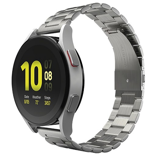 신지모루 3연 디자인 스테인리스 메탈 쥬빌레 스마트워치 밴드 스트랩