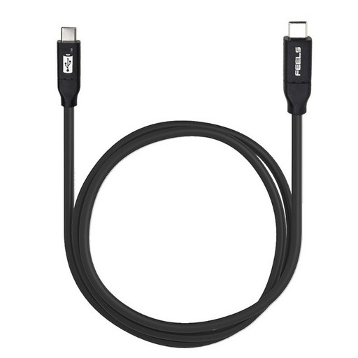 FEELS 타입C USB공식규격 케이블 PD 100W 2m C-C 고속충전 스마트폰 노트북 테블릿 충전 가능 emarker 사용 USB2버전 480Mbps 내부구조공개 실물사진