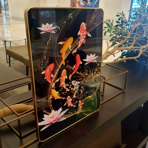 쿠칭아일랜드 돈벼락 재물가득 부자되는 액자 재물복구어도