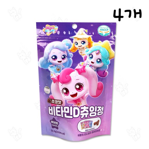 캐치티니핑 칼슘비타 츄잉정 비타민D 초코맛