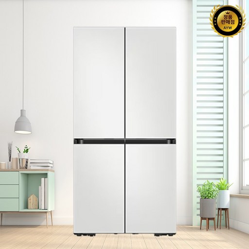 삼성전자 Bespoke AI 키친핏 640L 4도어 냉장고 방문설치, RM70F63R2A