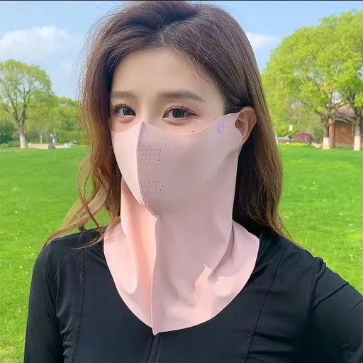 러블린 l 숨쉬기 편한 쿨 마스크 일체형넥 스포츠마스크 골프마스크 햇빛가리개