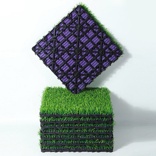 론리인테리어 조립식 인조잔디 데크 30x30cm 10p 베란다 정원 마당 DIY 시공 타일
