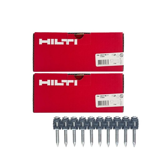[2개묶음] HILTI 힐티 GX120 GX3 공용 콘크리트용 가스핀 X-GN MX 20/27mm(750발)