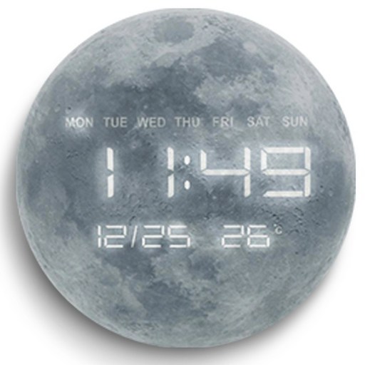 무소음 LED 슈퍼문 벽시계 인테리어 효과 오리지널 달표면 Moon 벽시계 집들이선물