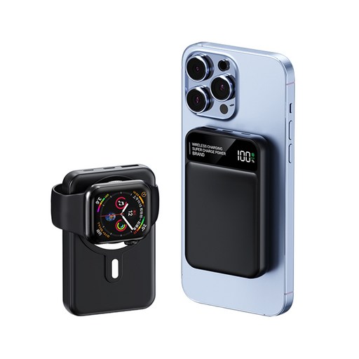 THOUSTA 무선 3in1 대용량 PD 22.5W QC3.0 고속충전 맥세이프 보조배터리 10000mAh