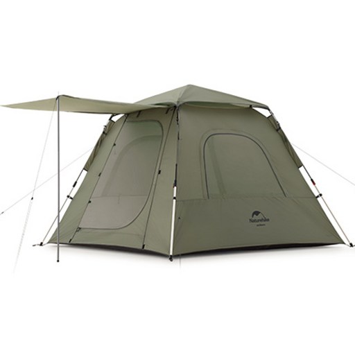 네이처하이크 Ango3 자동 텐트 3인용 원터치 쉬운 설치 가성비, 3인용 기본형 국방색