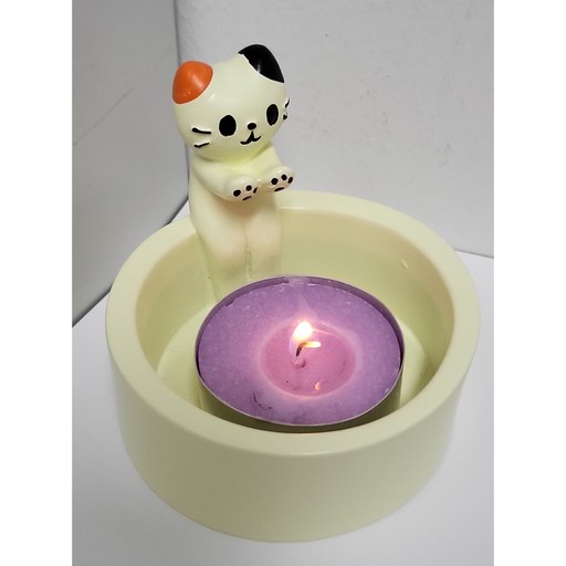 고양이 캔들 거치대 6.8cm*6.8cm