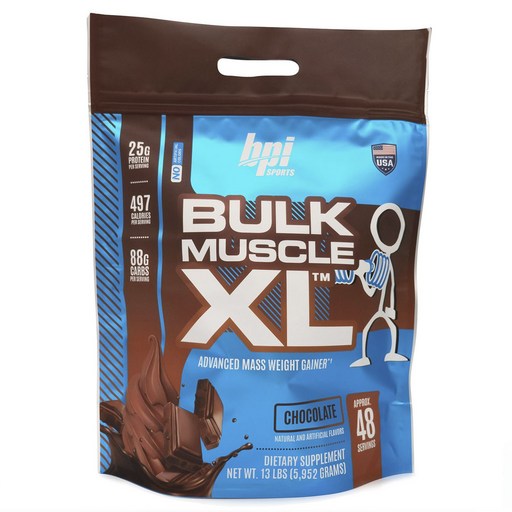 비피아이스포츠 벌크 머슬 XL 어드밴스드 매스 웨이트 게이너 초콜릿