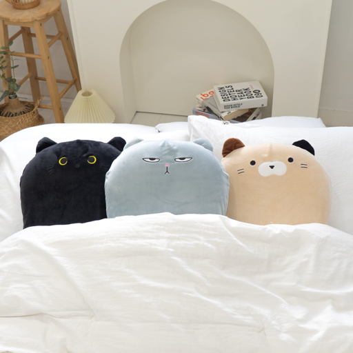 굿나잇 데이브 메모리폼 고양이 바디필로우 인형 쿠션 베개 [70cm]