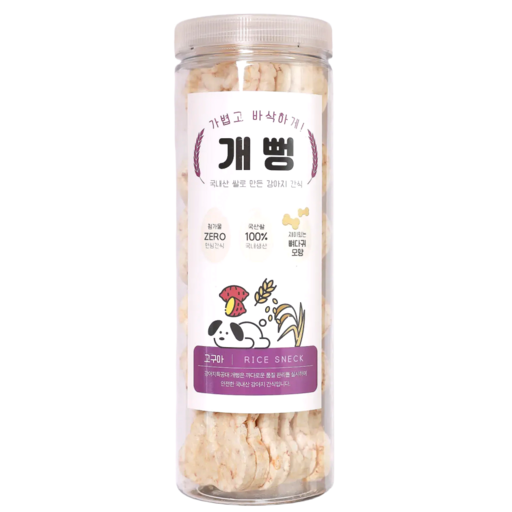 강아지특공대 유기농 강아지 쌀과자 뻥튀기 개뻥