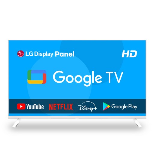 이브이 32인치 81cm HD 스마트 구글TV 화이트 LG패널 에너지효율 1등급