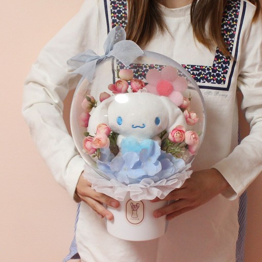 산리오 아크릴 꽃풍선 시나모롤 마이멜로디 졸업식 풍선꽃다발 학예회 어린이집 유치원 연주회 인형꽃다발