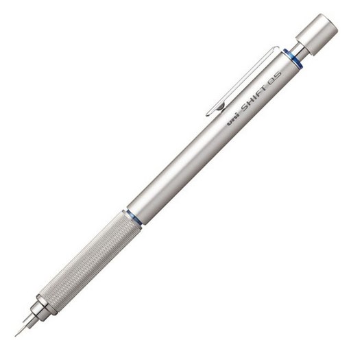 유니볼 시프트 제도샤프 M5-1010 실버 26