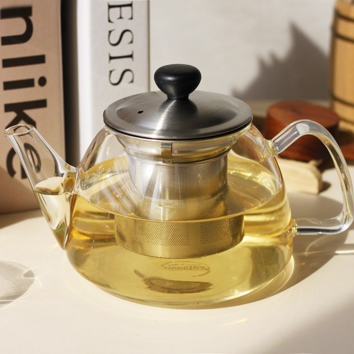 스위티 꿀단지 티포트 700ml 내열유리 스텐거름망 ST8017